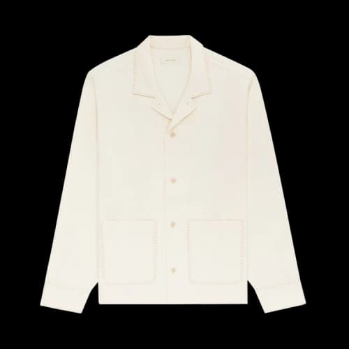 Aimé Leon Dore Long-Sleeve Whipstitch Shirt 'Pristine'