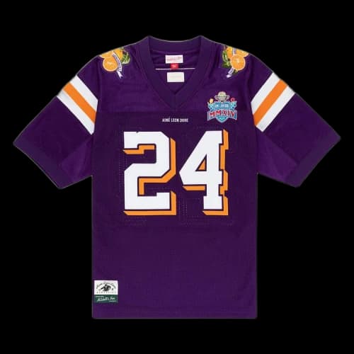 Aimé Leon Dore x Mitchell & Ness Team Football Jersey 'Purple'