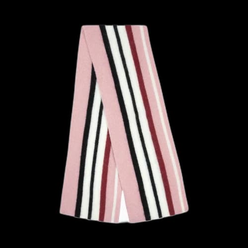 GOLF WANG Mohair Striped Scarf 'Pink'
