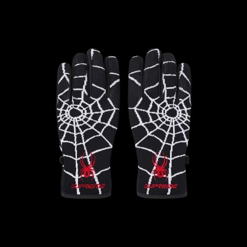 Supreme x Spyder Gloves 'Black'