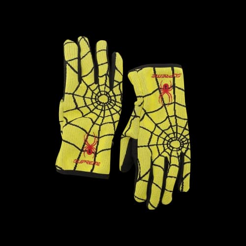 Supreme x Spyder Gloves 'Yellow'