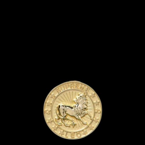 Supreme x Jacob&Co 14K Gold Zodiac Pendant 'Gold - Leo'