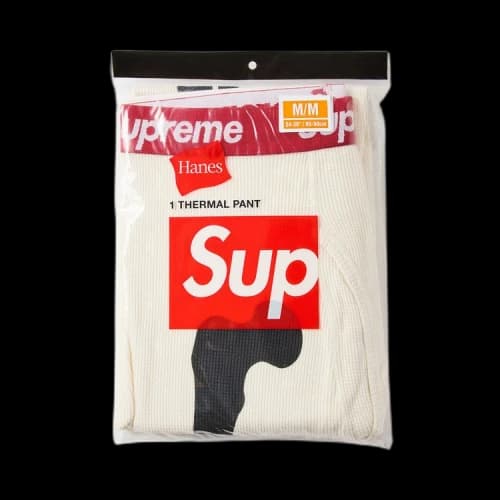 Supreme x Hanes Bones Thermal Pant (1 Pack) 'Natural'