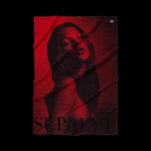 Supreme x Faribault Woolen Mill Kate Moss Throw Blanket 'Red'