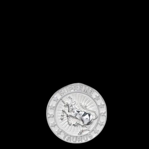 Supreme x Jacob&Co Sterling Silver Zodiac Pendant 'Silver - Taurus'