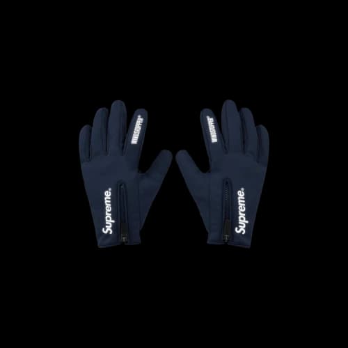 Supreme WINDSTOPPER Zip Gloves 'Navy'