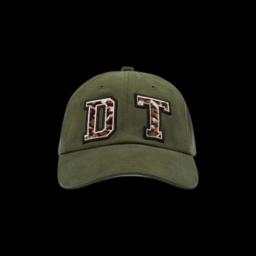 Denim Tears Panther Print Fur Cap 'Olive'