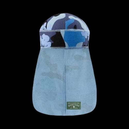 Denim Tears Wreath Durag 'Blue Camo'