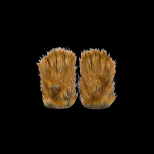Denim Tears Up North Gloves 'Brown'