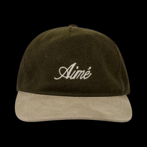Aimé Leon Dore Script Logo Chainstitch Cap 'Green'