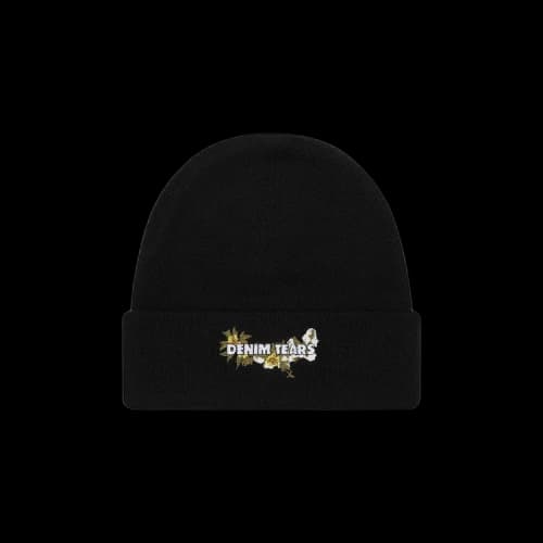 Denim Tears Floral Beanie 'Black'