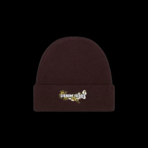 Denim Tears Floral Beanie 'Brown'