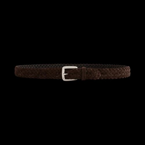 Aimé Leon Dore Braided Suede Belt 'Brown'