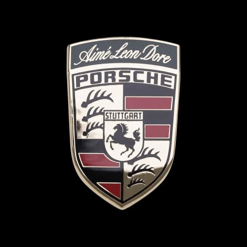 Aimé Leon Dore x Porsche Grille Badge 'Gold'