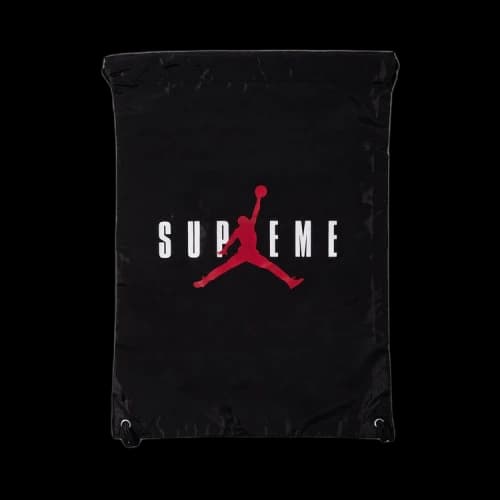 Supreme x Jordan Drawstring Bag 'Black'