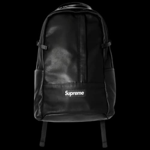 Supreme Leather Backpack 'Black'