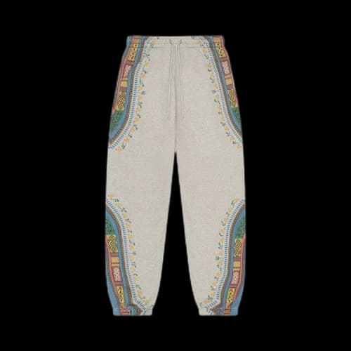 Denim Tears Dashiki Trompe L'Oeil Sweatpants 'Grey'