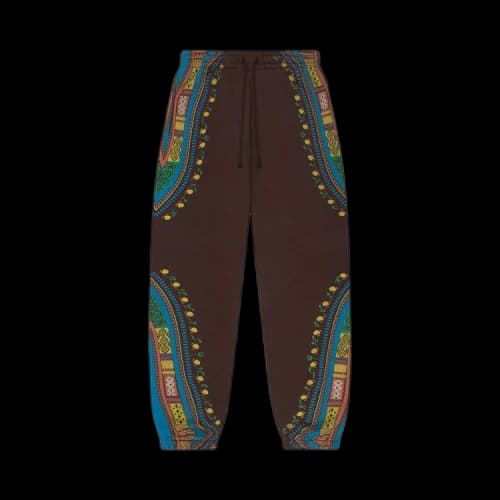 Denim Tears Dashiki Trompe L'Oeil Sweatpants 'Brown'