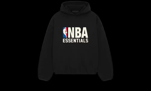 Fear of God Essentials NBA Hoodie Black