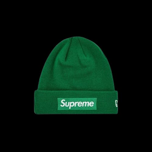 Supreme x New Era Box Logo Beanie 'Green'