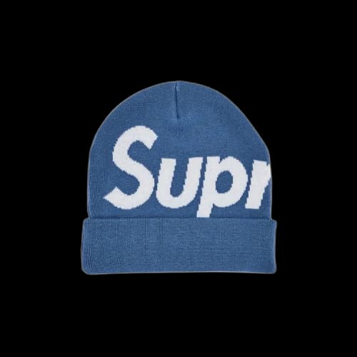 Supreme Big Logo Beanie 'Slate'