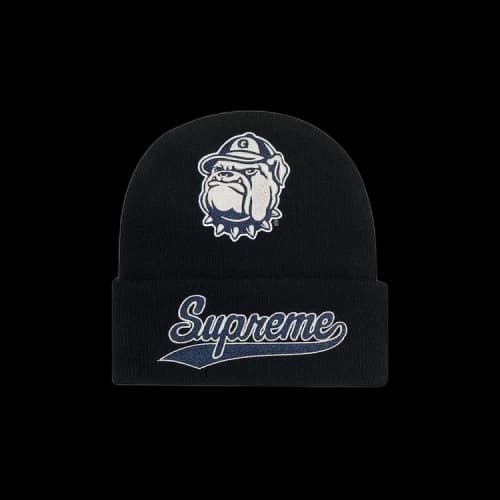 Supreme x Mitchell & Ness NCAA Beanie 'Black'