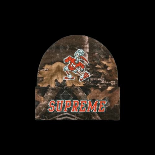 Supreme x Mitchell & Ness NCAA Beanie 'TrueTimber Kanati Camo'