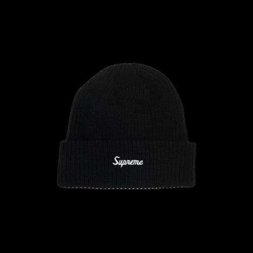 Supreme Loose Gauge Beanie 'Black'
