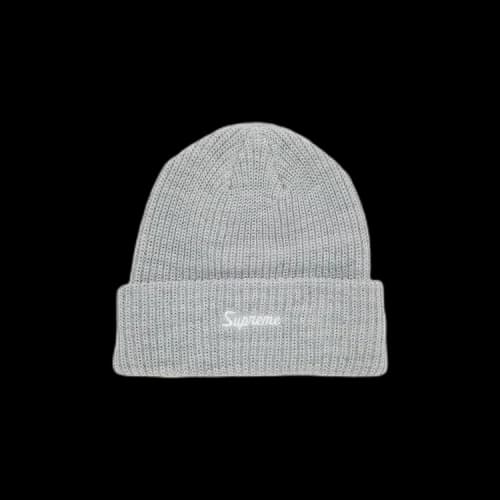 Supreme Loose Gauge Beanie 'Light Grey'