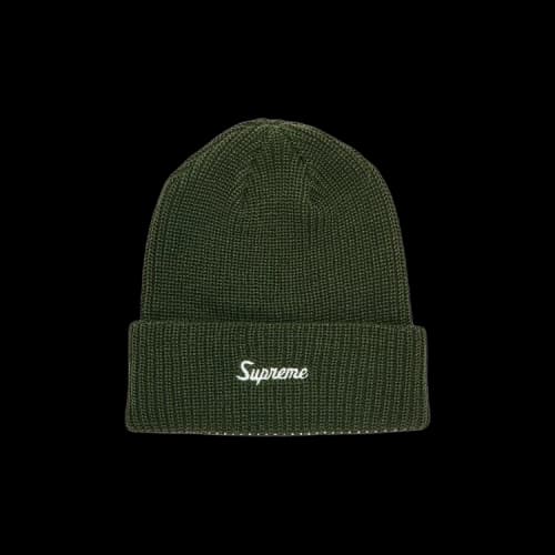 Supreme Loose Gauge Beanie 'Olive'