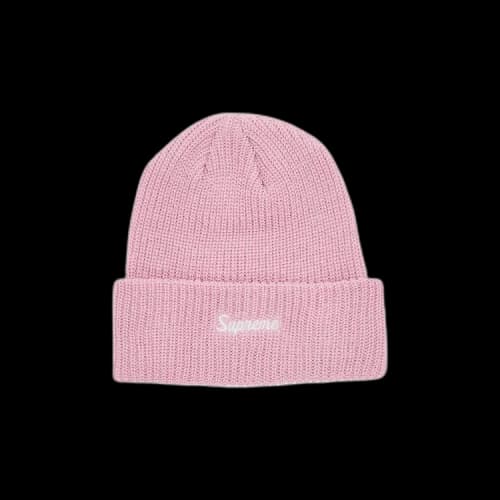 Supreme Loose Gauge Beanie 'Pink'