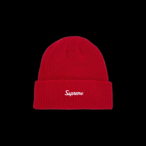 Supreme Loose Gauge Beanie 'Red'