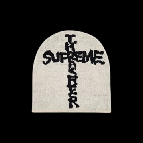 Supreme x Thrasher Beanie 'Stone'