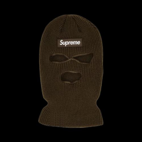 Supreme New Era Box Logo Balaclava 'Brown'