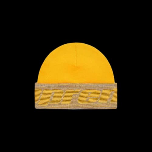 Supreme Reflective Jacquard Beanie 'Mustard'