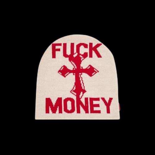 Supreme Fuck Money Beanie 'Stone'
