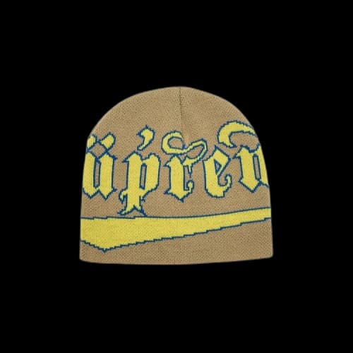 Supreme New Era Accent Beanie 'Khaki'