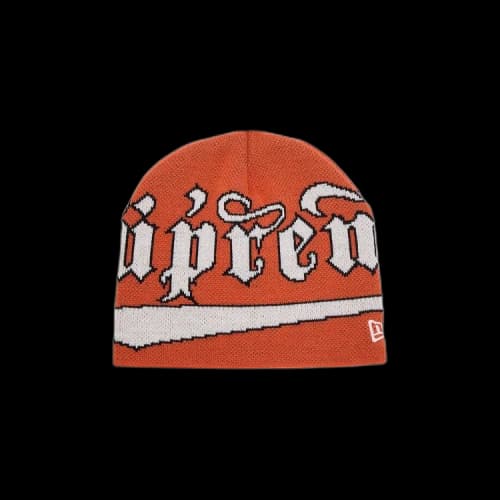 Supreme New Era Accent Beanie 'Orange'