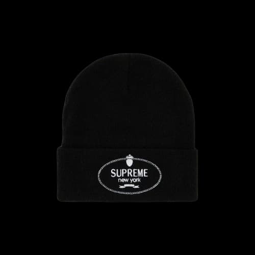 Supreme Crest Beanie 'Black'