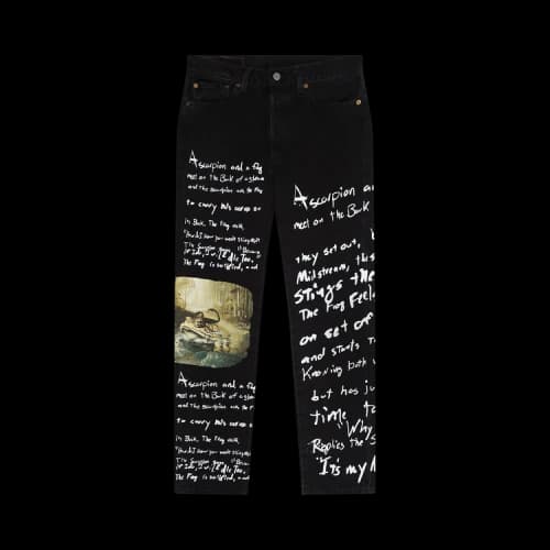 Denim Tears The Frog And Scorpion Fable Denim Pant 'Black'