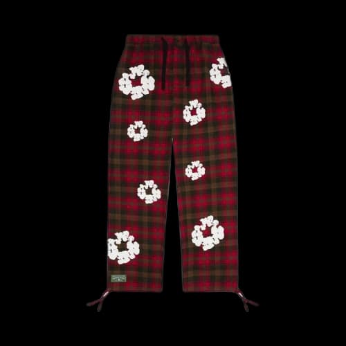 Denim Tears Wreath Pajama Pants 'Red'