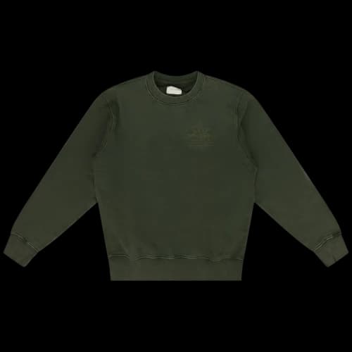 Aimé Leon Dore Tonal Unisphere Crewneck Sweatshirt 'Green'