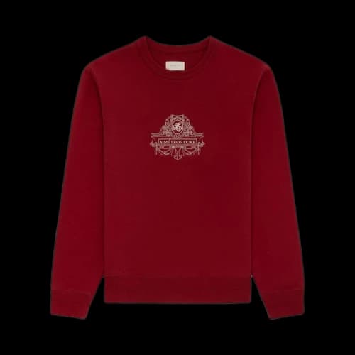 Aimé Leon Dore Emblem Logo Crewneck Sweatshirt 'Merlot'