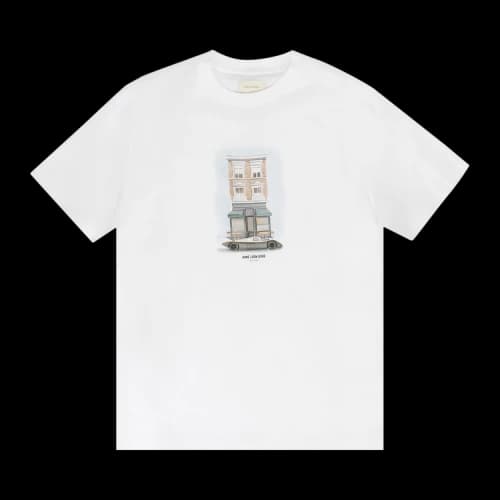 Aimé Leon Dore Porsche On Mulberry T-Shirt 'White'