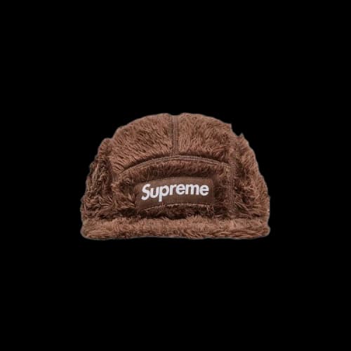 Supreme Fuzzy Camp Cap 'Brown'