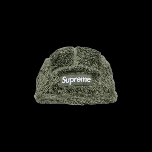 Supreme Fuzzy Camp Cap 'Moss'