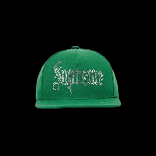 Supreme Rhinestone 5-Panel 'Green'