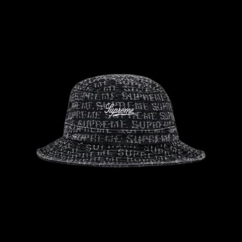 Supreme Needle Punch Denim Crusher 'Black'