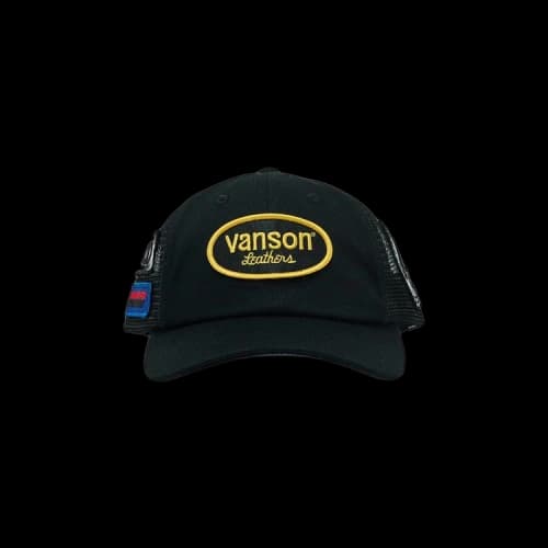 Supreme x HYSTERIC GLAMOUR x Vanson Leather Mesh Back 6-Panel 'Black'