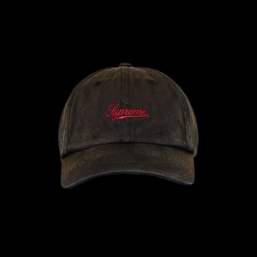 Supreme Bleached Chino 6-Panel 'Black'